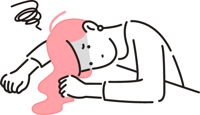 消えてしまいたい女性